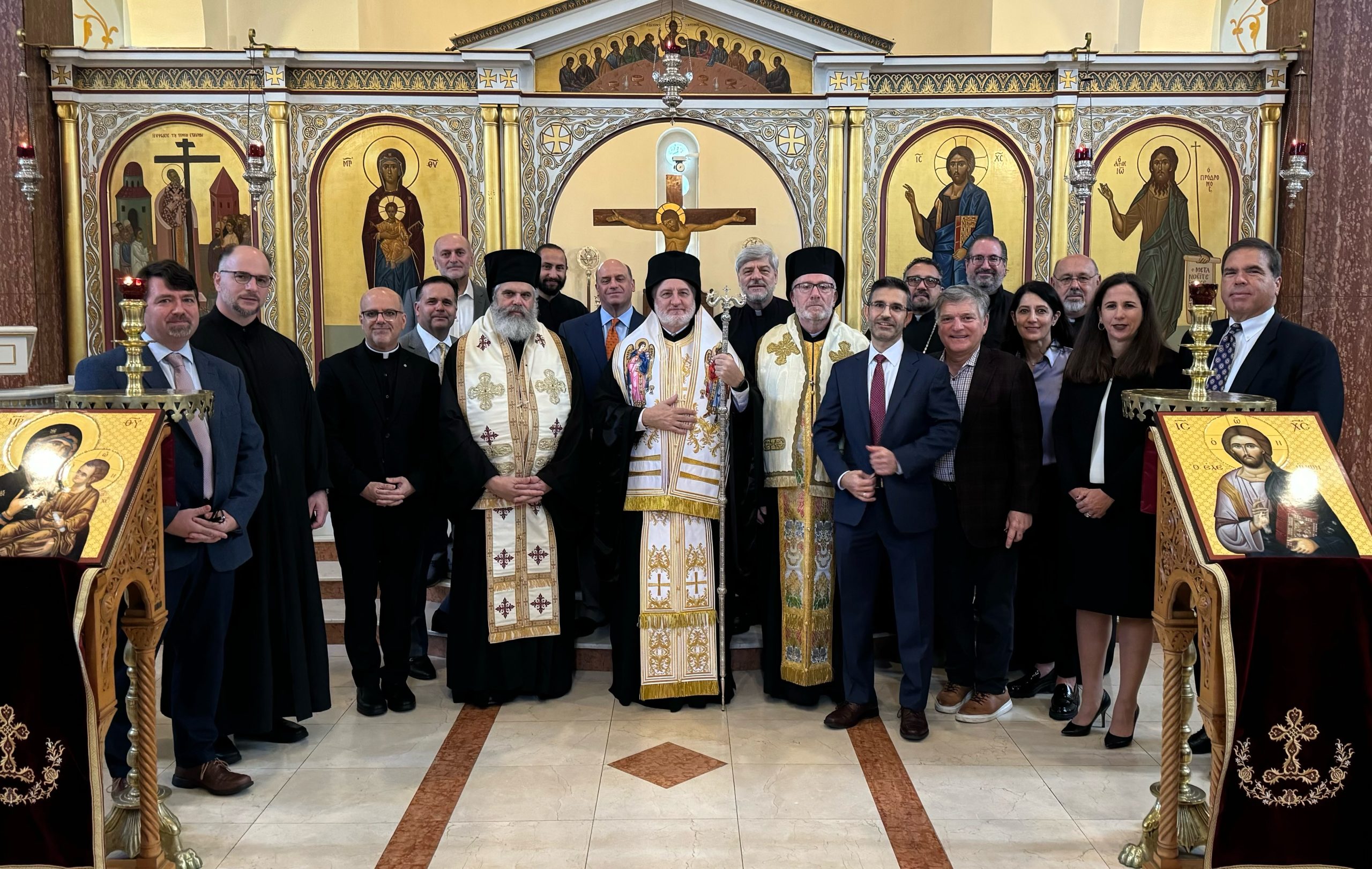 Board of Trustees in Holy Cross Chapel at HCHC