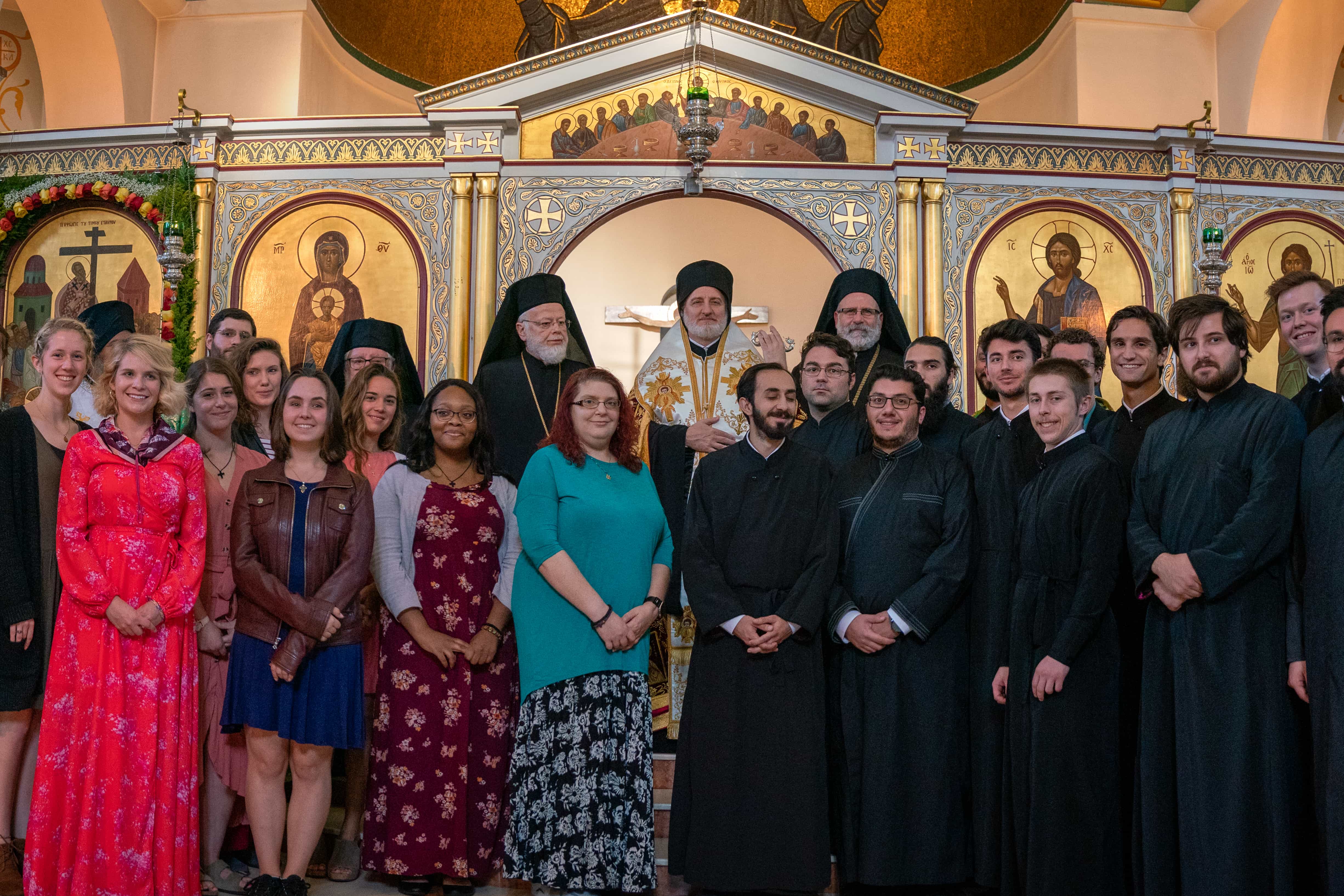 Archbishop Elpidophoros with new students
